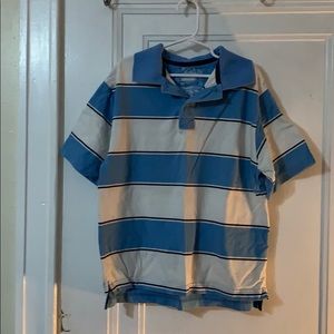 Boy's Polo, blue and white
